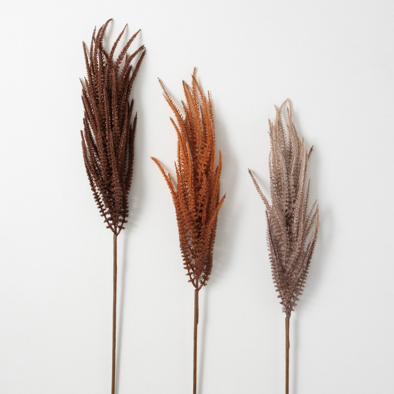 Sullivan's Christmas Grass Spray Set of 3, Multicolor Faux Floral Stem for Crafting, Weddings, Home and Holiday Decoration, 42 Inch